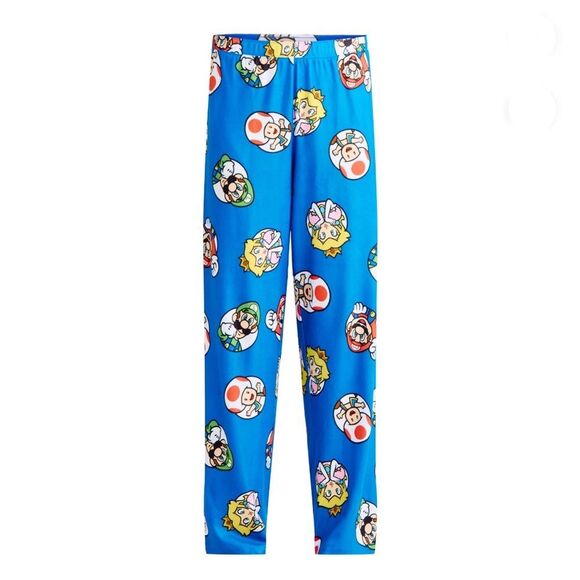 Mario & Friends Print Soft Comfy Lounge Pajama Sleep Pants 2-Pack Size XS - Picture 10 of 13
